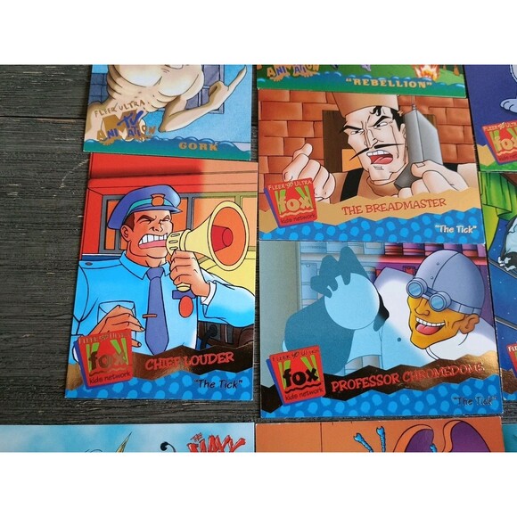 Eek! The Tick Maxx The Head Fleer Vintage Trading Cards Lot Of 10 - Picture 6 of 8